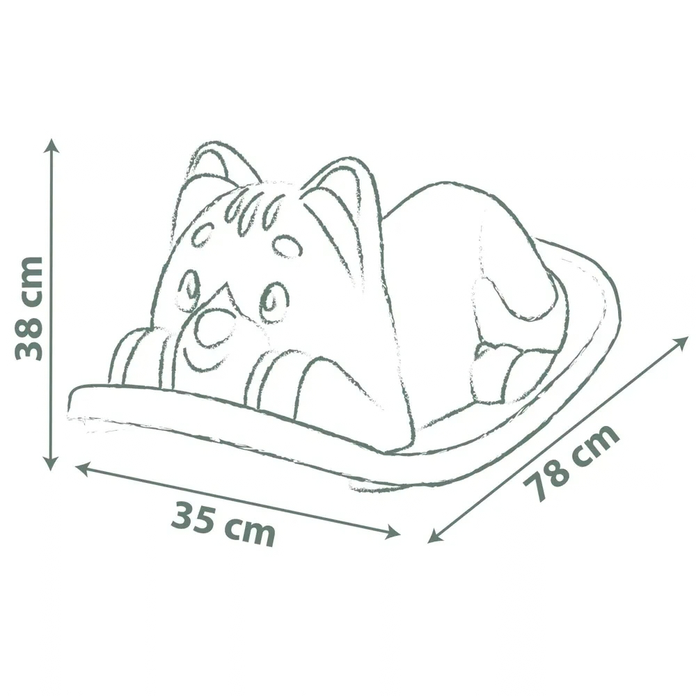 Smoby Life Bascule Chat Vert - 4 - Eveil Montessori Maroc