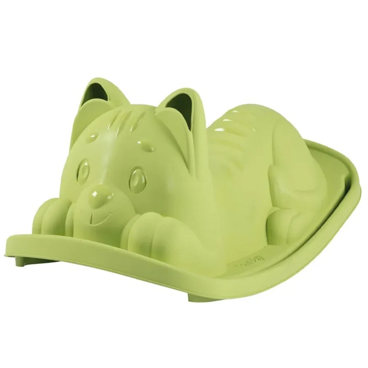 Smoby Life Bascule Chat Vert - 1 - Eveil Montessori Maroc