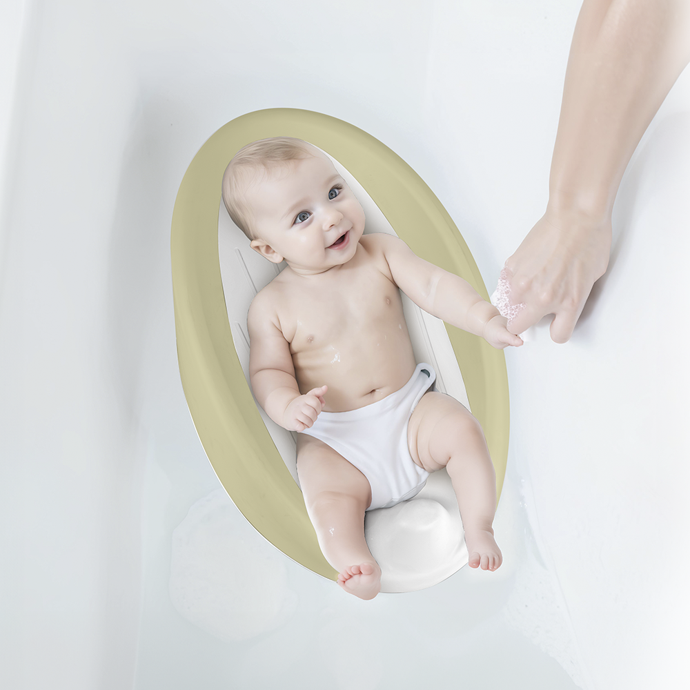 Support de baignoire pour bébé - Vert - 2 - Eveil Montessori Maroc