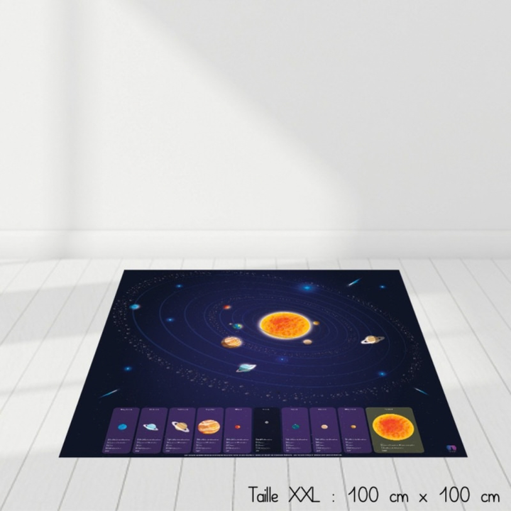 Système solaire XXL + planètes imprimées - 2 - Eveil Montessori Maroc