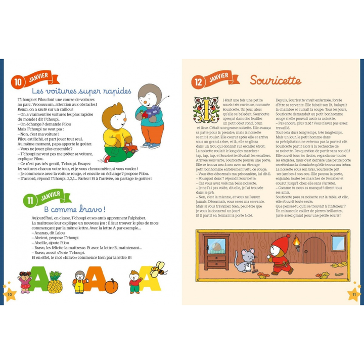 T'CHOUPI - 365 HISTOIRES DU SOIR - Recueil complet d'histoires courtes pour un rituel du coucher apaisant - Dès 1 an