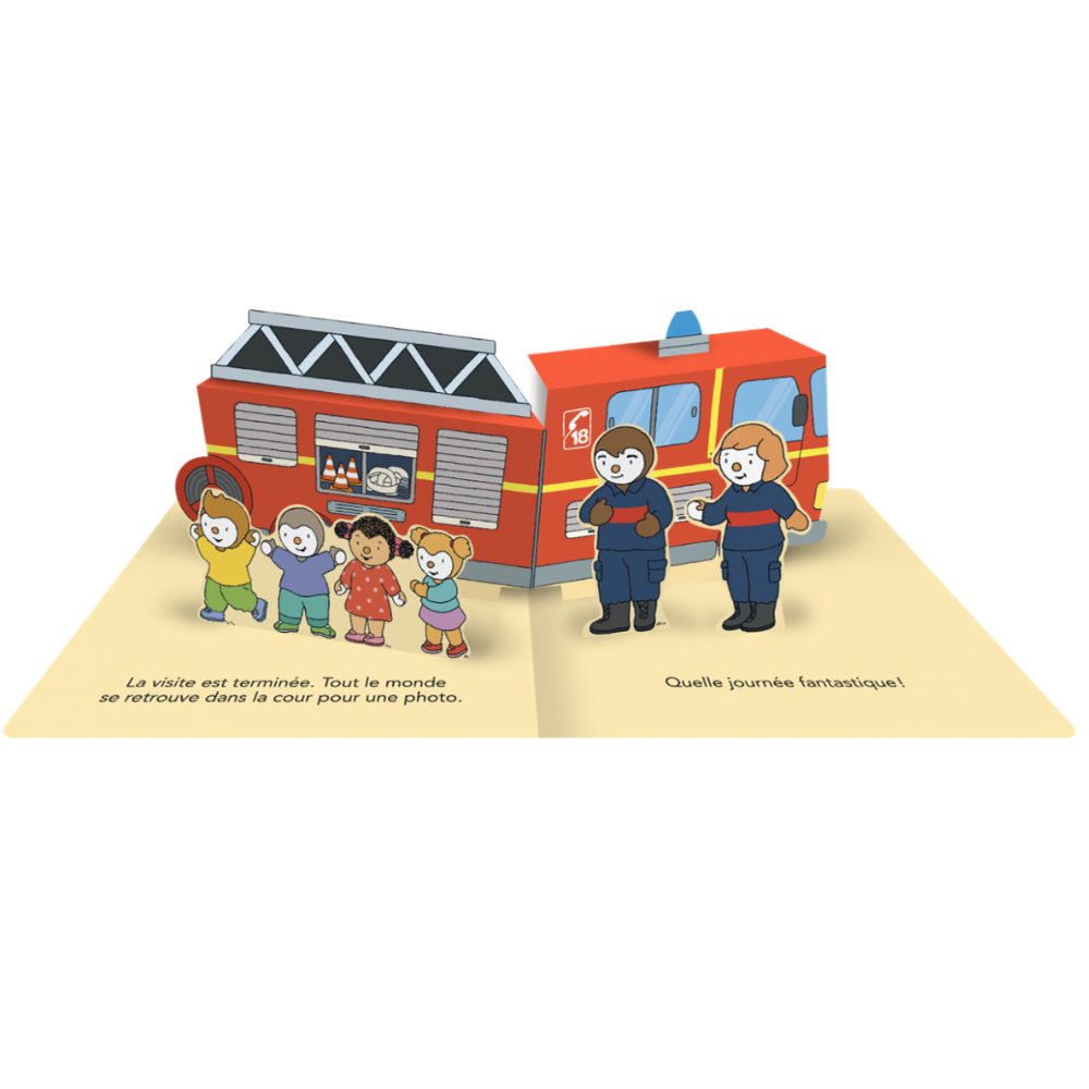 T'choupi Super Pompier - Livre animé tout carton avec pop-ups pour découvrir le monde des pompiers - Dès 2 ans - 3 - Eveil Montessori Maroc
