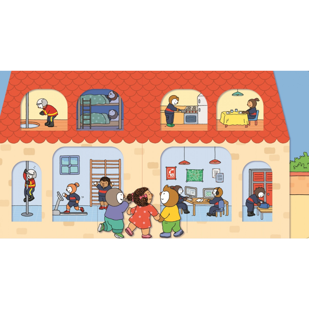 T'choupi Super Pompier - Livre animé tout carton avec pop-ups pour découvrir le monde des pompiers - Dès 2 ans - 4 - Eveil Montessori Maroc