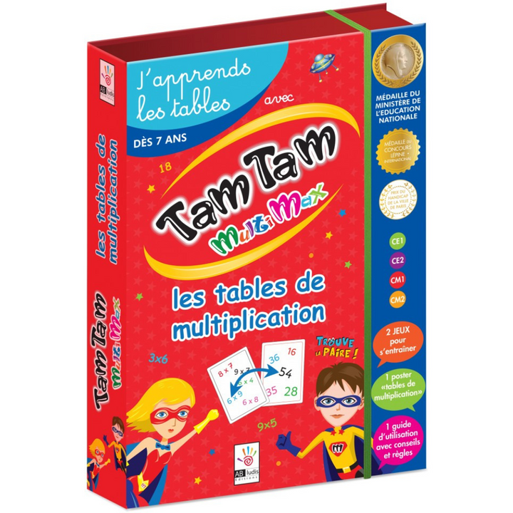 Tam Tam MultiMax : J’apprends les tables de multiplication