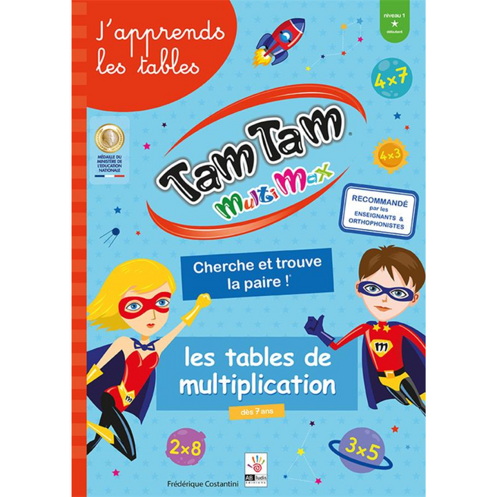 Tam Tam Multimax : Les tables de multiplication Niveau 1