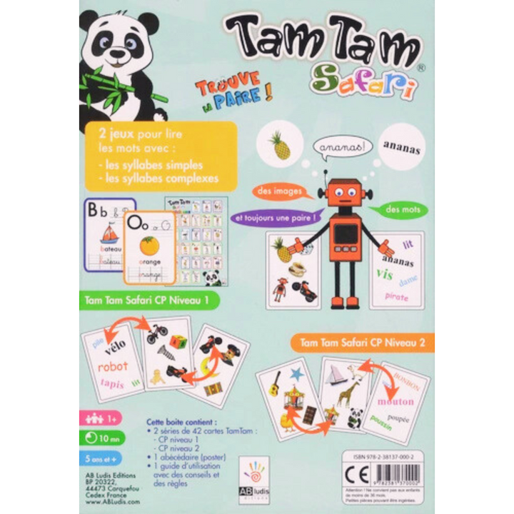 Tam Tam Safari : Lecture CP