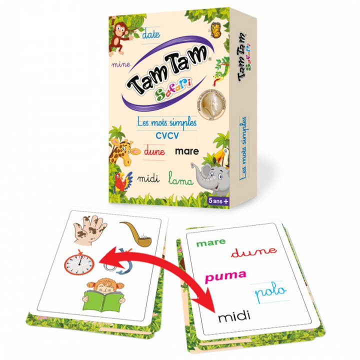 Tam Tam Safari : Les mots simples CVCV