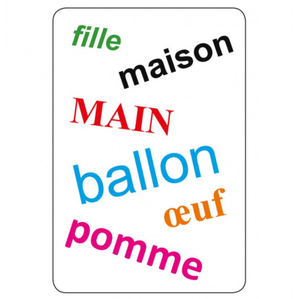 Tam tam Français : Les premiers mots