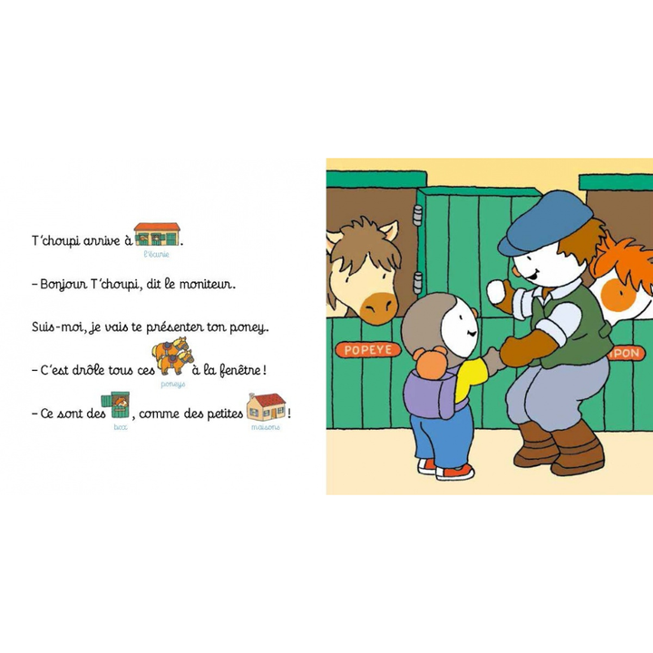 T'choupi au poney club - Une histoire à lire à 2 voix - Dès 2 ans