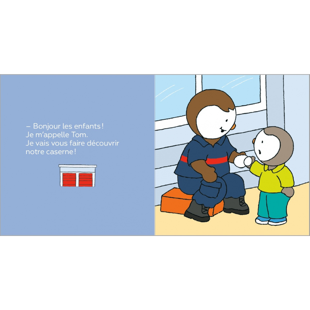 T'choupi visite la caserne de pompiers - Dès 2 ans - Un livre à lire et à écouter