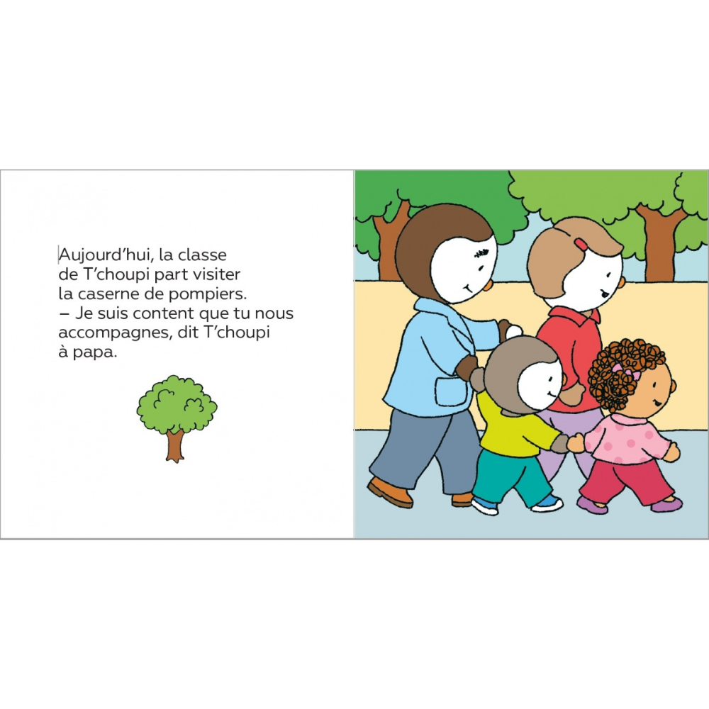 T'choupi visite la caserne de pompiers - Dès 2 ans - Un livre à lire et à écouter
