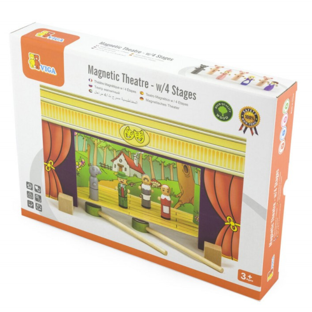 Théâtre magnétique avec 4 scènes