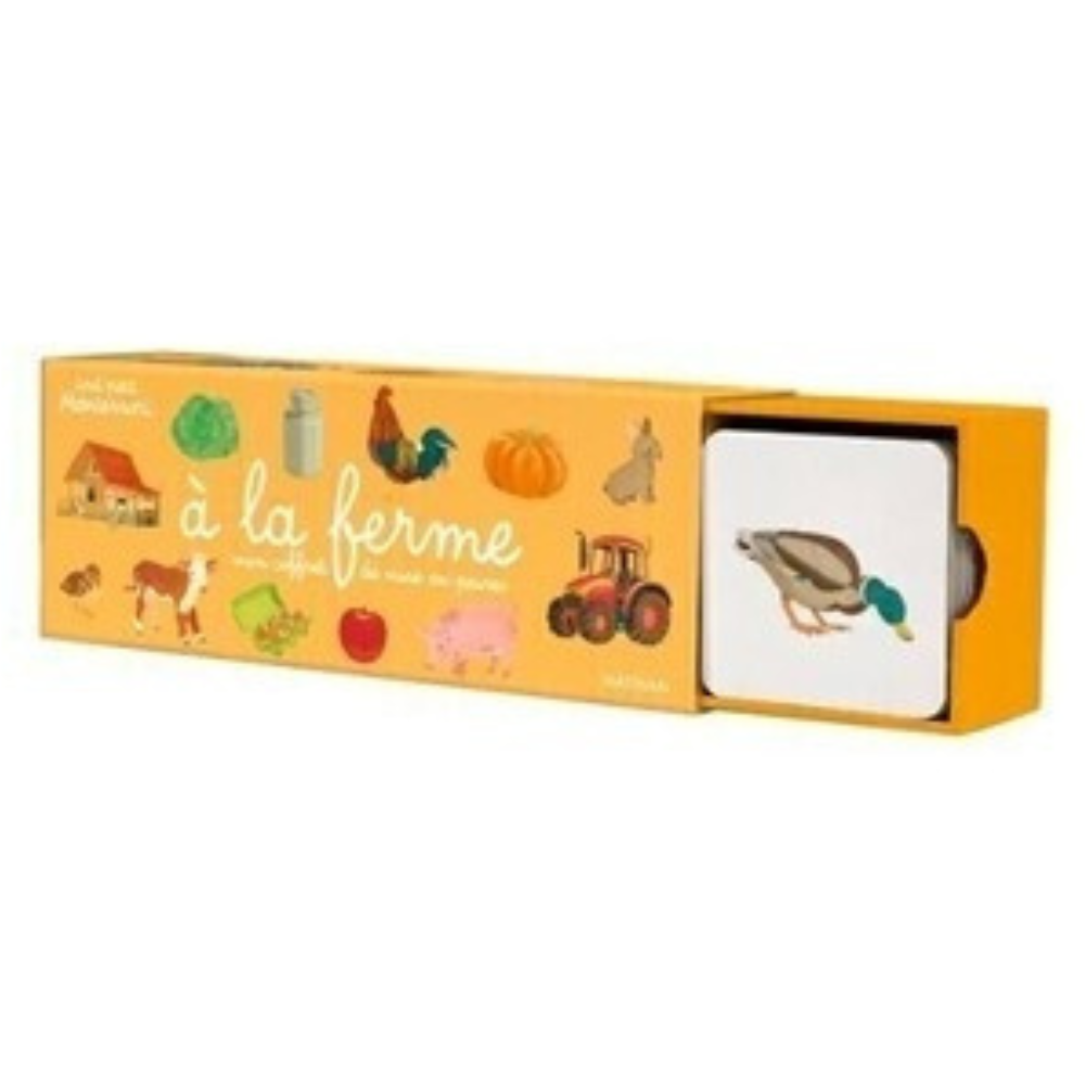 Tout-petit Montessori - A la ferme - mon coffret de mise en paires - Dès 15 mois - 1 - Eveil Montessori Maroc