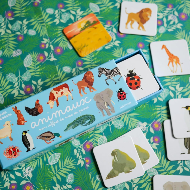 Tout-petit Montessori - Animaux - mon coffret de mise en paires - Dès 15 mois - 3 - Eveil Montessori Maroc
