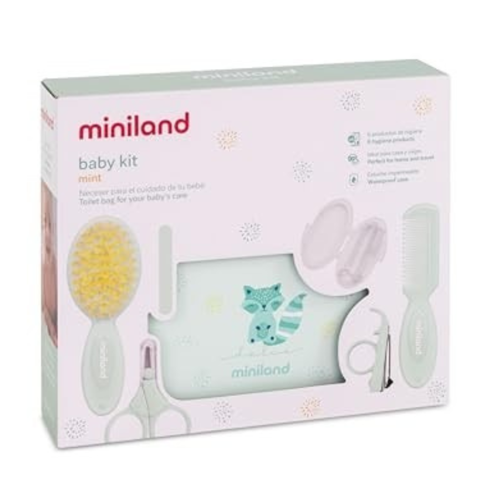 Trousse de Toilette Bébé Baby Kit Mint - Vert
