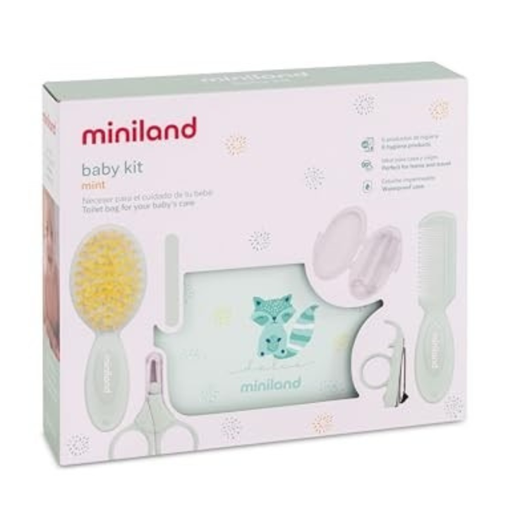 Trousse de Toilette Bébé Baby Kit Mint - Vert