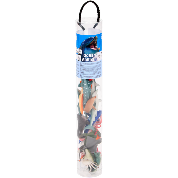 Tube figurines des animaux marins