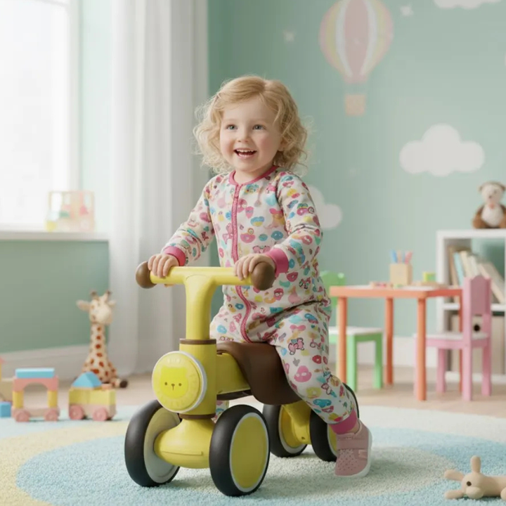 Vélo d'équilibre Jaune