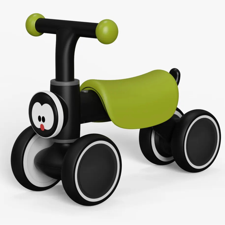 Vélo d'équilibre vert