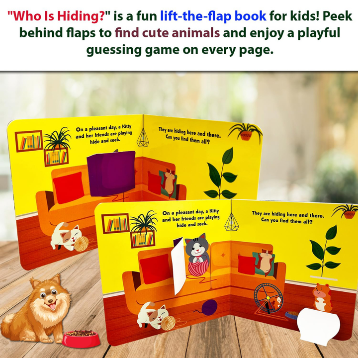Who Is Hiding? Pet Animals - 3 - Eveil Montessori Maroc