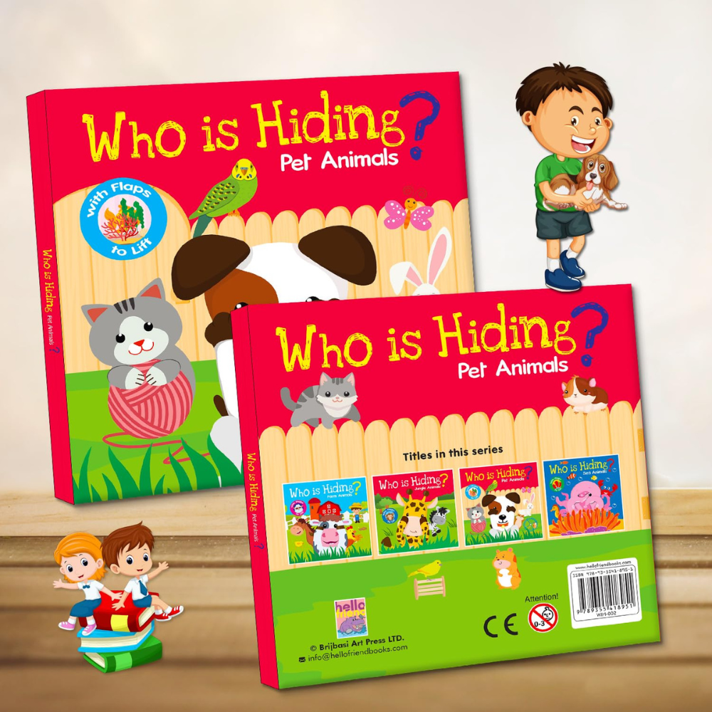 Who Is Hiding? Pet Animals - 6 - Eveil Montessori Maroc