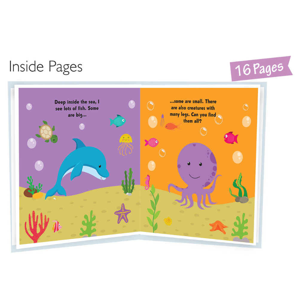 Who is Hiding ?  Sea Animals - 2 - Eveil Montessori Maroc