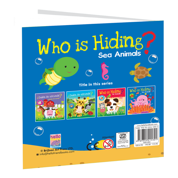 Who is Hiding ?  Sea Animals - 4 - Eveil Montessori Maroc