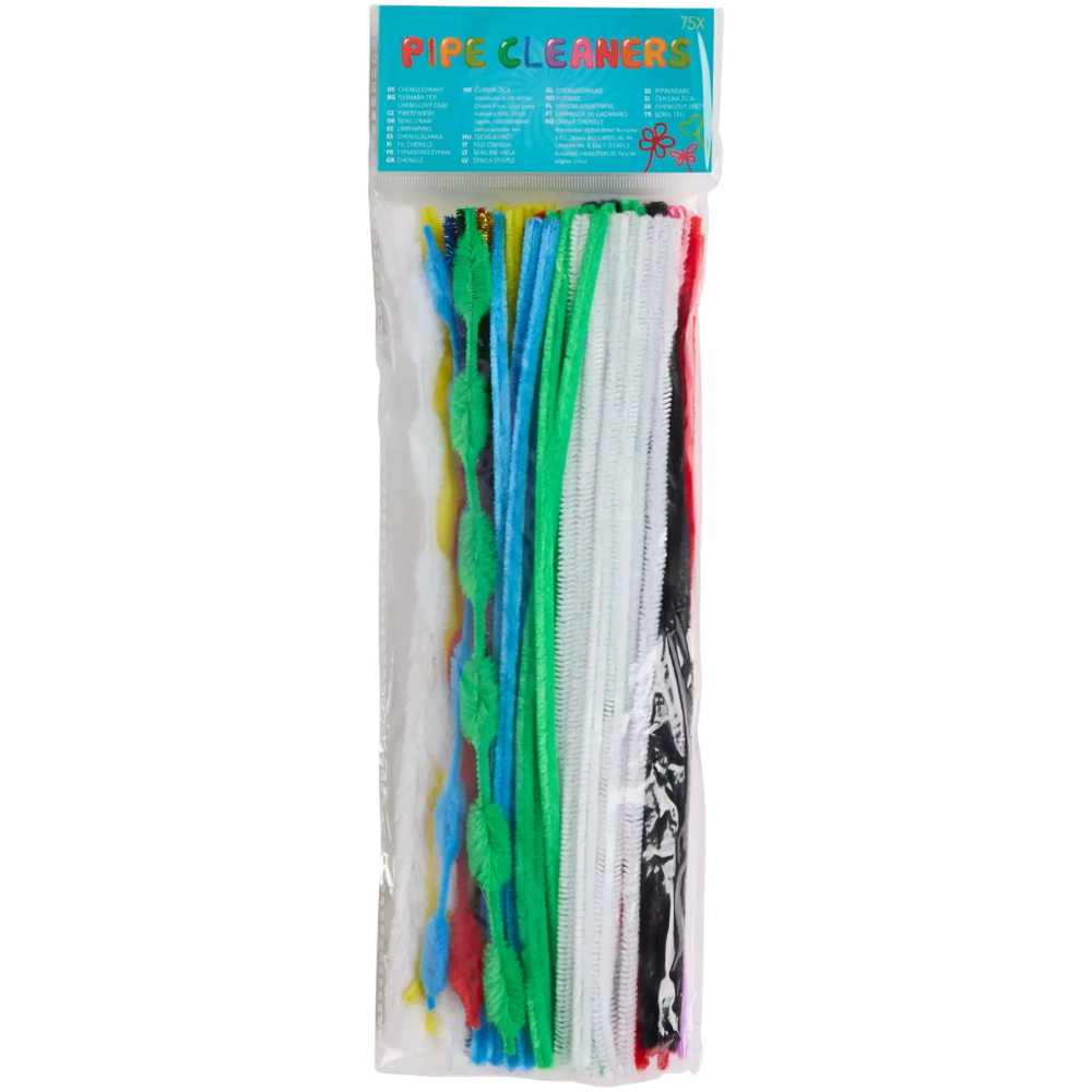 Fil chenille : 75 pièces - 2 - Eveil Montessori Maroc