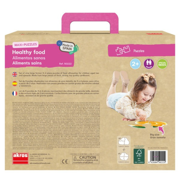 Maxi puzzles : les aliments sains