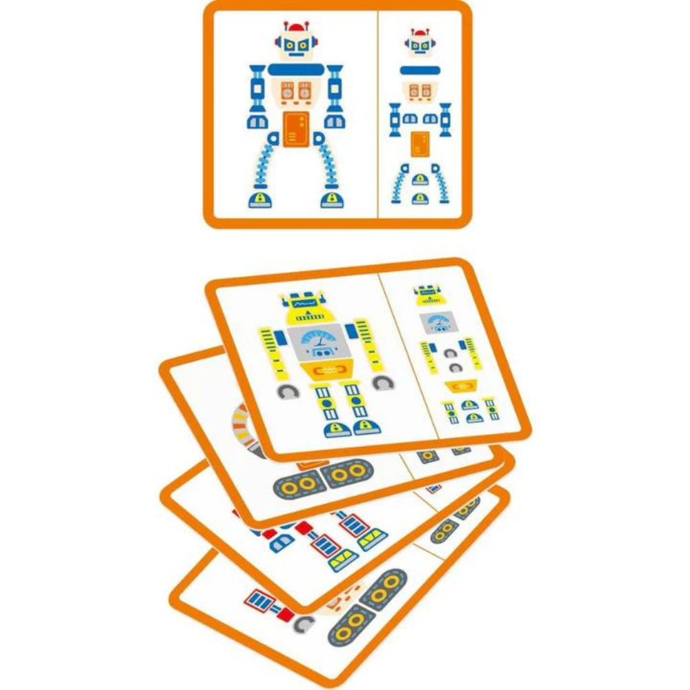 Jeu de tap tap Robots en bois