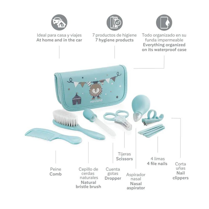 Kit soin du bébé : Bleu