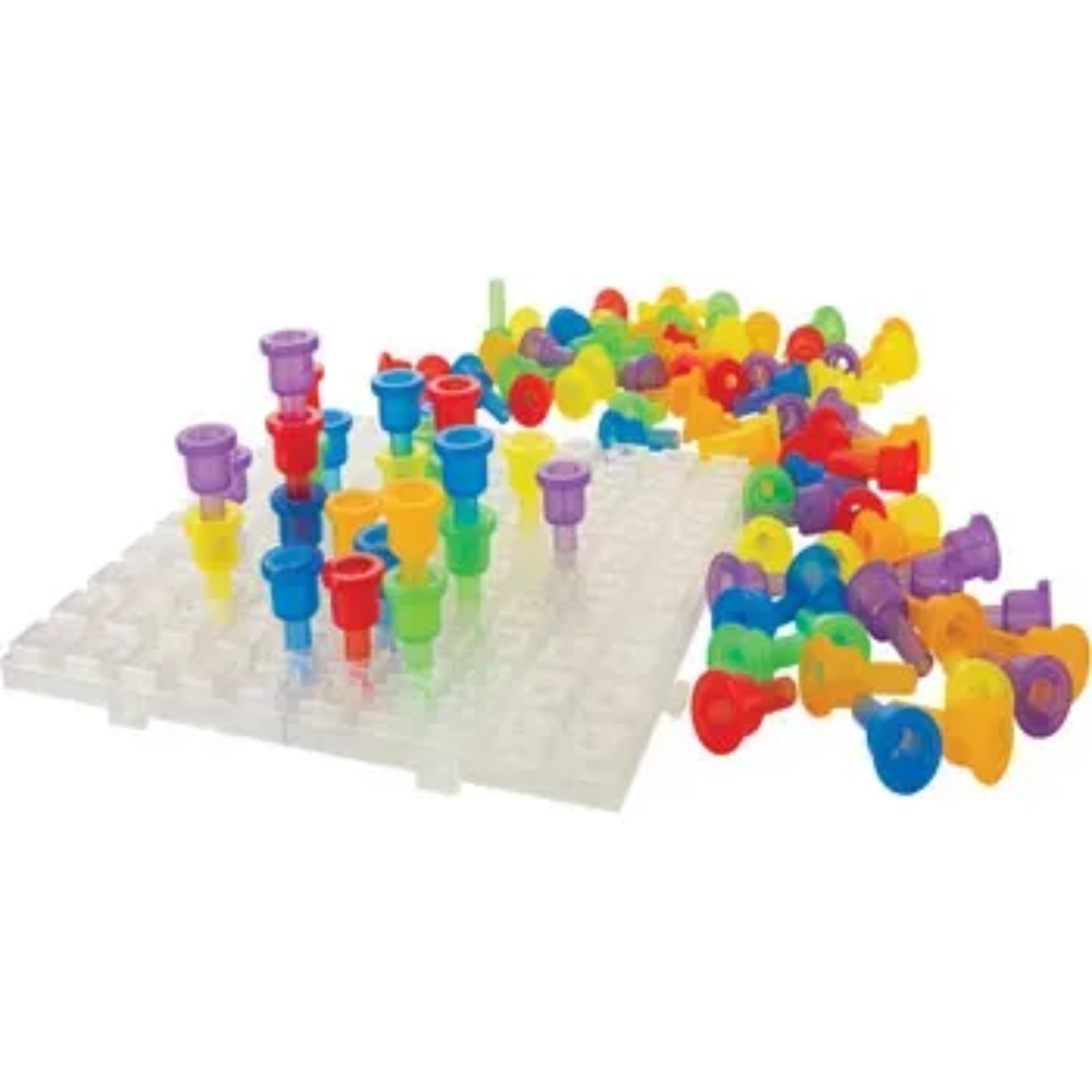 Pions Translucides - 101 pièces - 1 - Eveil Montessori Maroc
