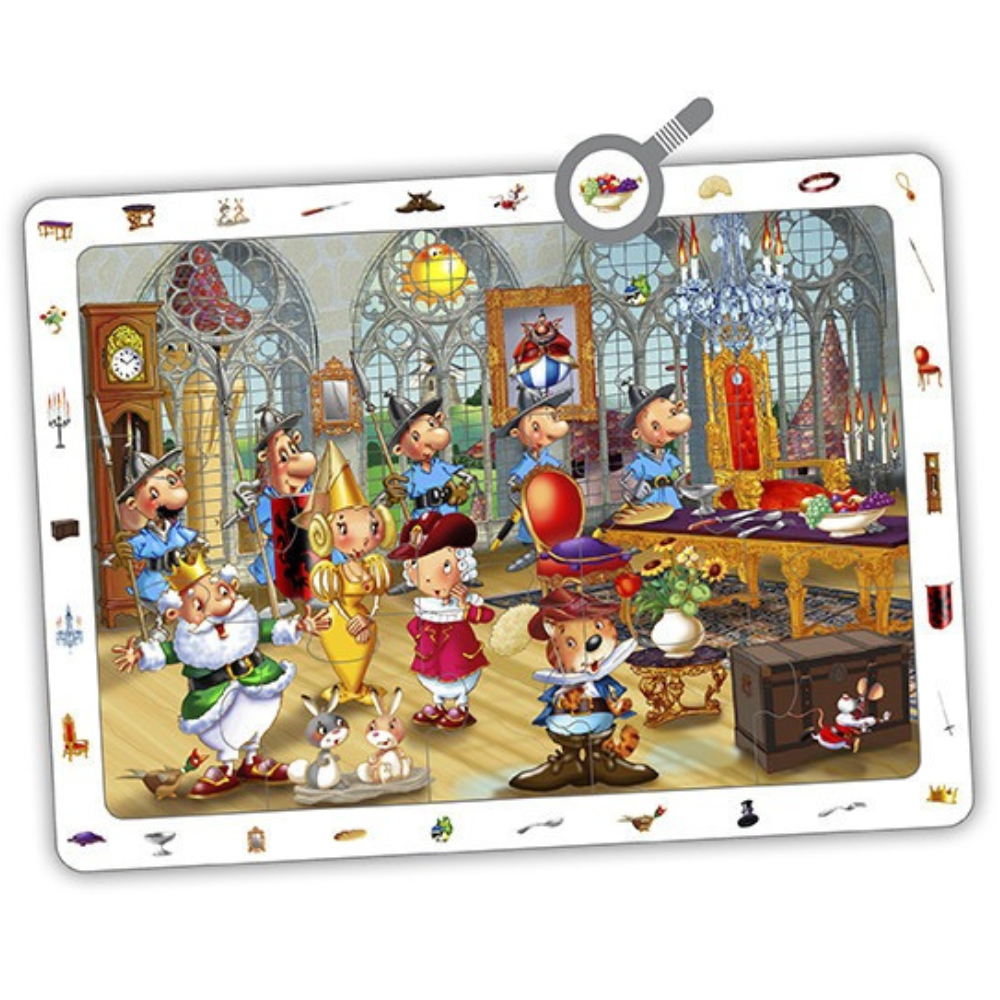 Set de 4 puzzles d'observation : les contes classiques