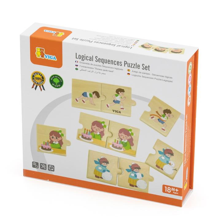 Ensemble de Puzzles Logiques (Activités Quotidiennes)