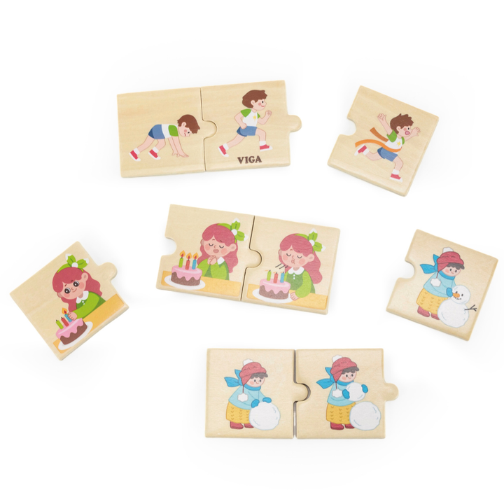 Ensemble de Puzzles Logiques (Activités Quotidiennes)