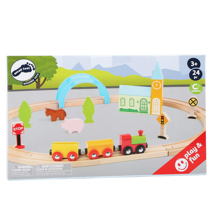 Chemin de fer en bois Ville et campagne