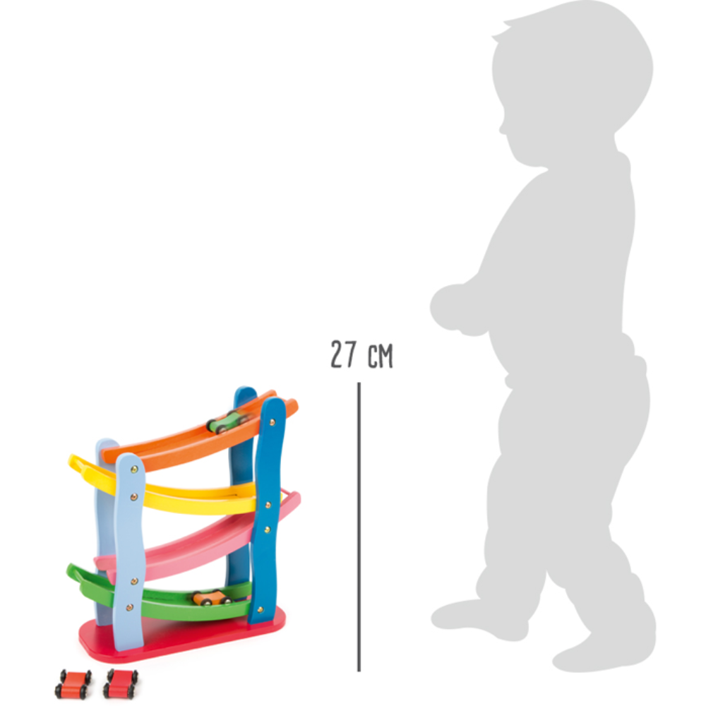 Circuit de course multicolore