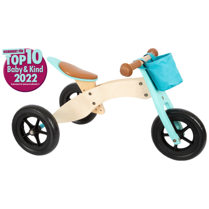 Draisienne et Tricycle Maxi Turquoise