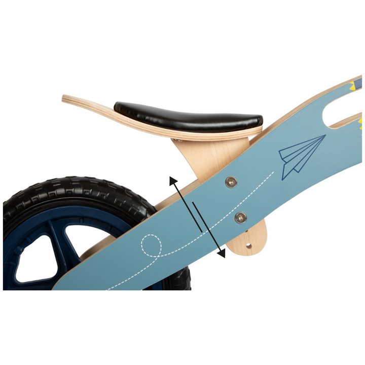 Draisienne Avion Bleu