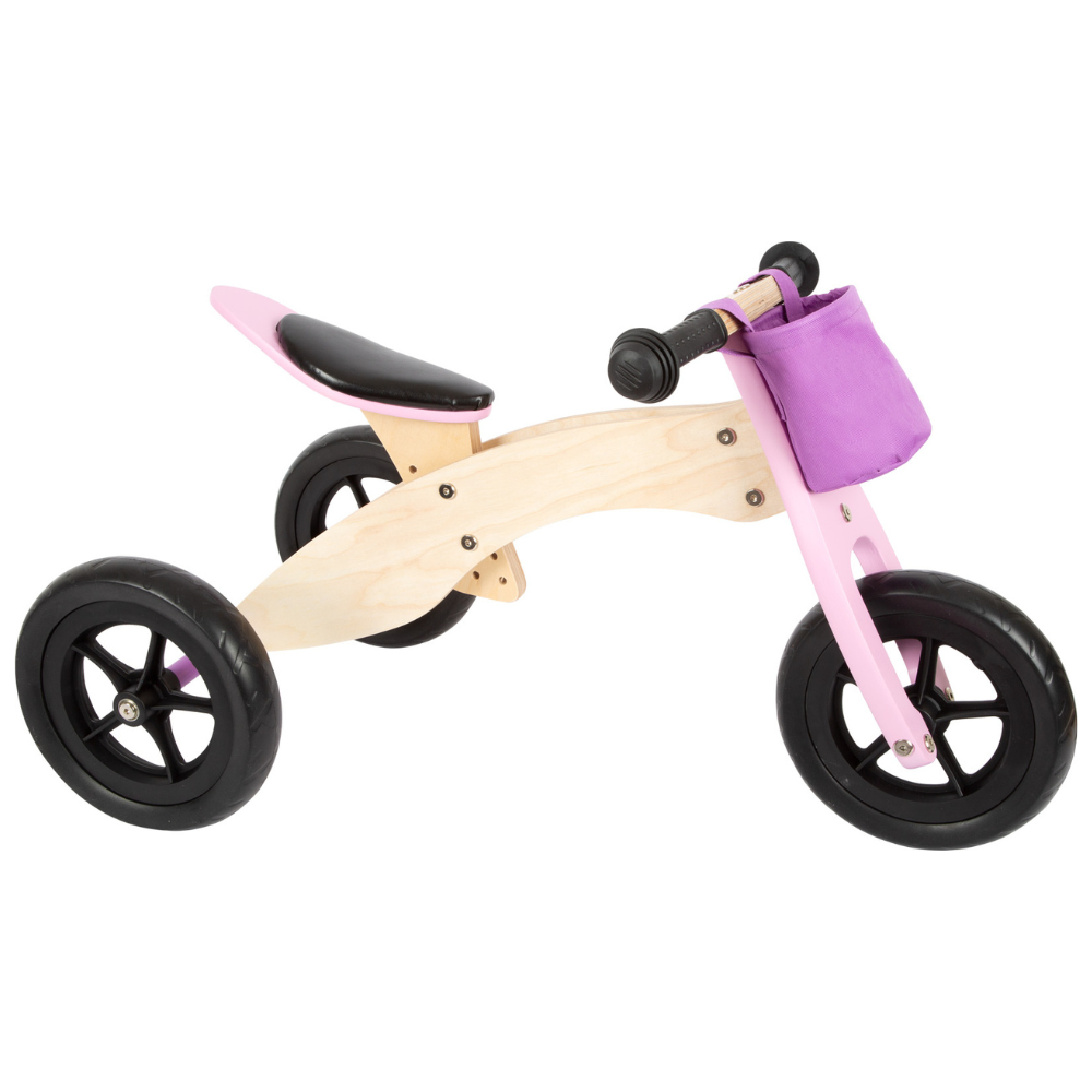 Draisienne et Tricycle Maxi Rose