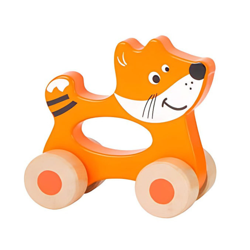 Jouets D'éveil sur Roues en Bois Robuste (Vendu à l'unité)