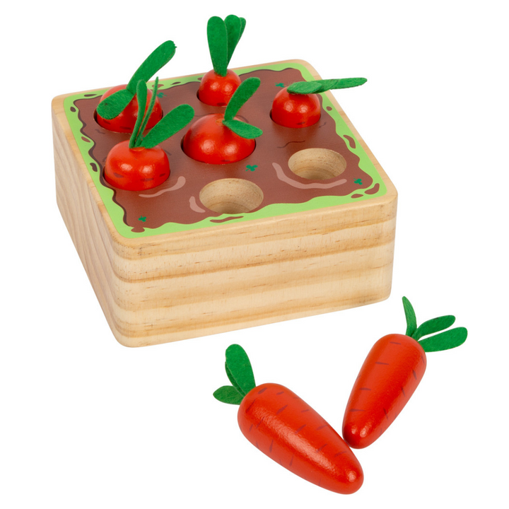 Jeu à enficher carottes