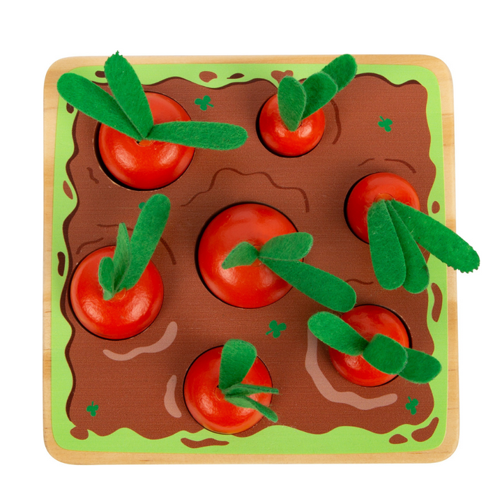 Jeu à enficher carottes