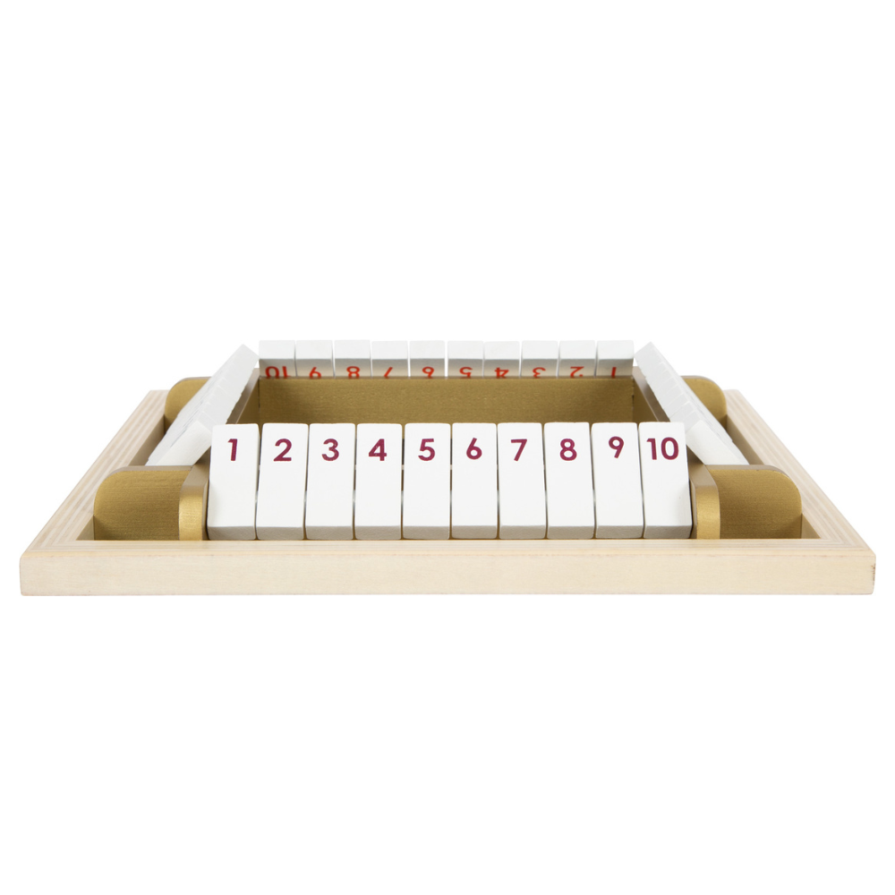 Jeu de dés Shut the Box "Gold Edition"