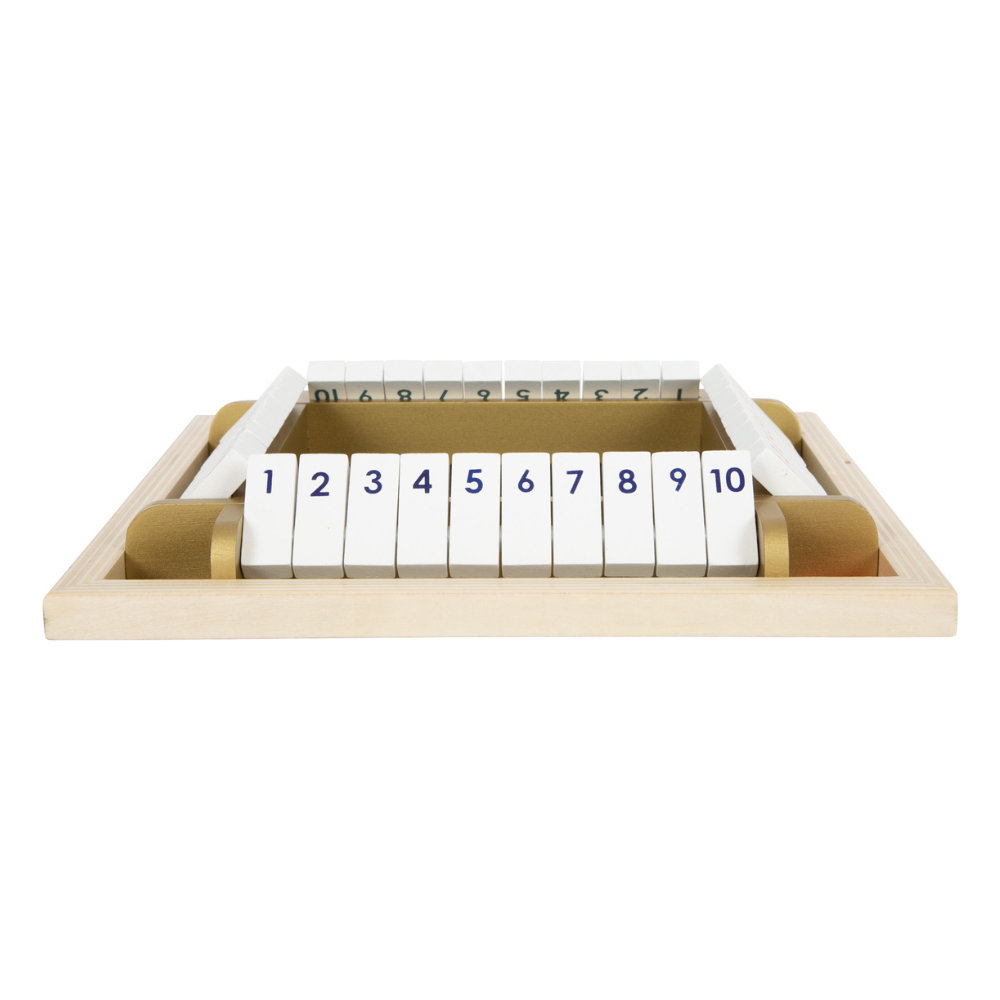 Jeu de dés Shut the Box "Gold Edition"