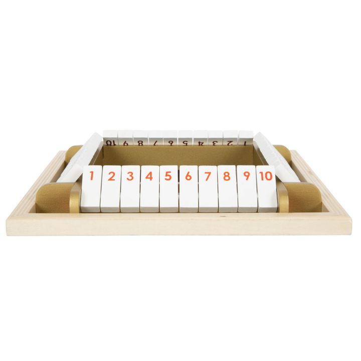 Jeu de dés Shut the Box "Gold Edition"