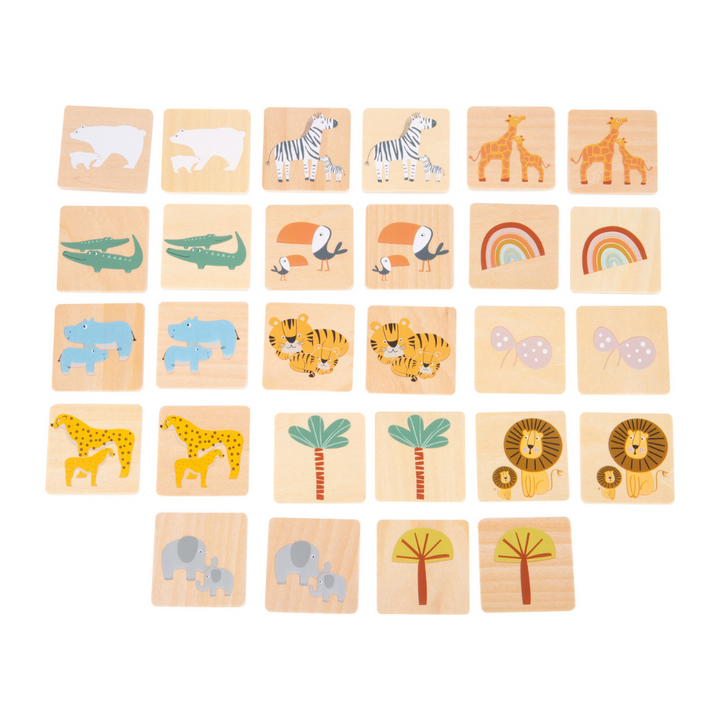 Jeu de mémo "Safari"