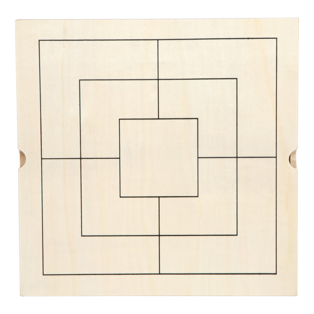 Kit de jeux Echecs, dames & jeu du moulin