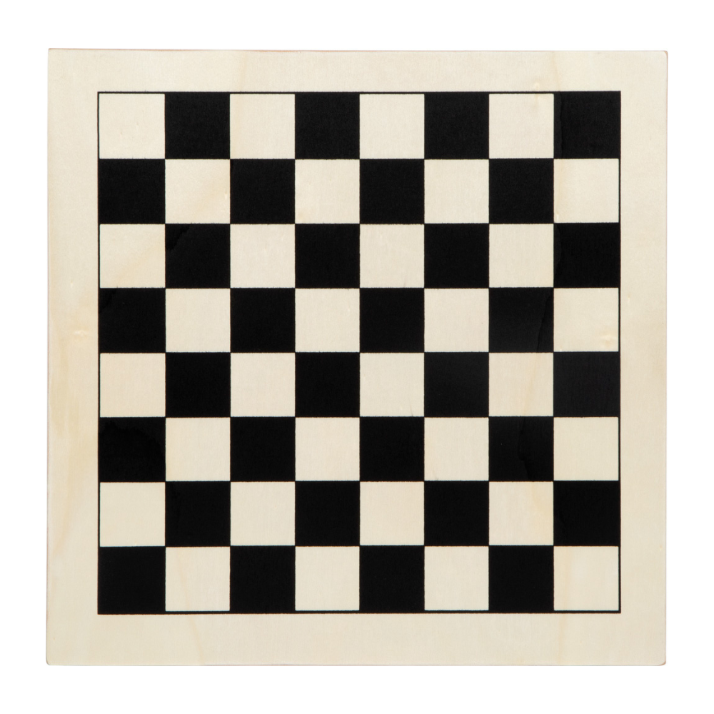 Kit de jeux Echecs, dames & jeu du moulin