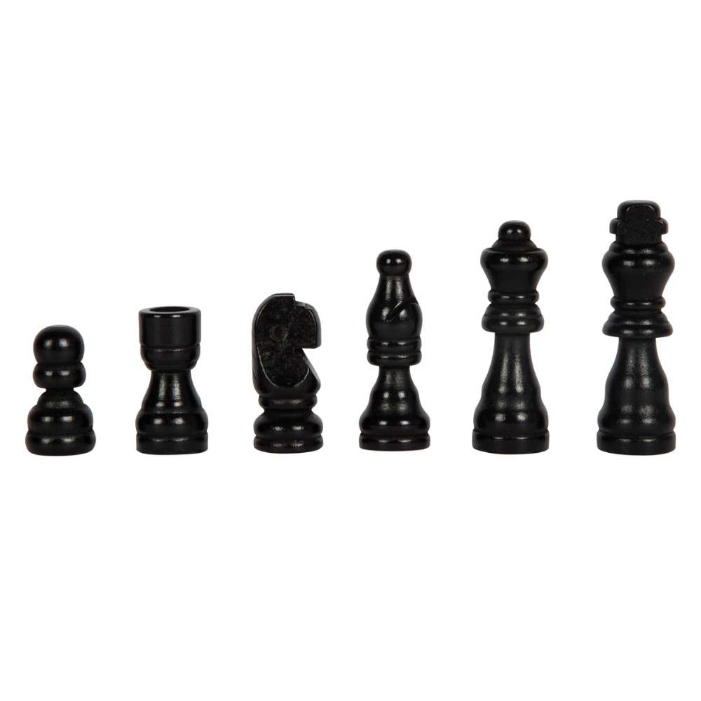 Kit de jeux Echecs, dames & jeu du moulin